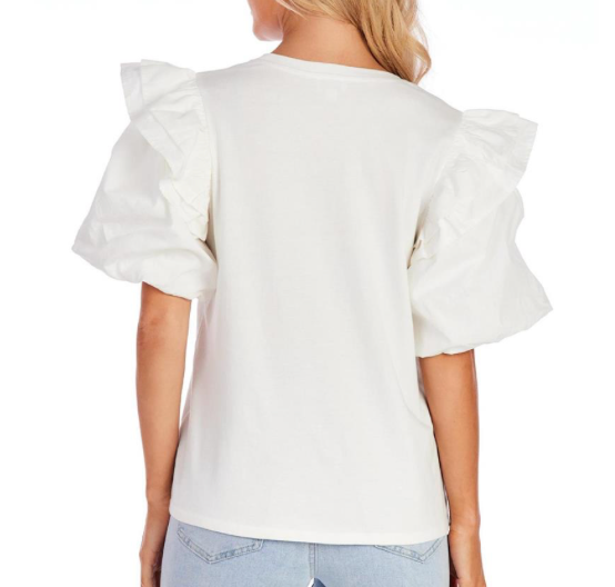 Flounce Sleeve Top