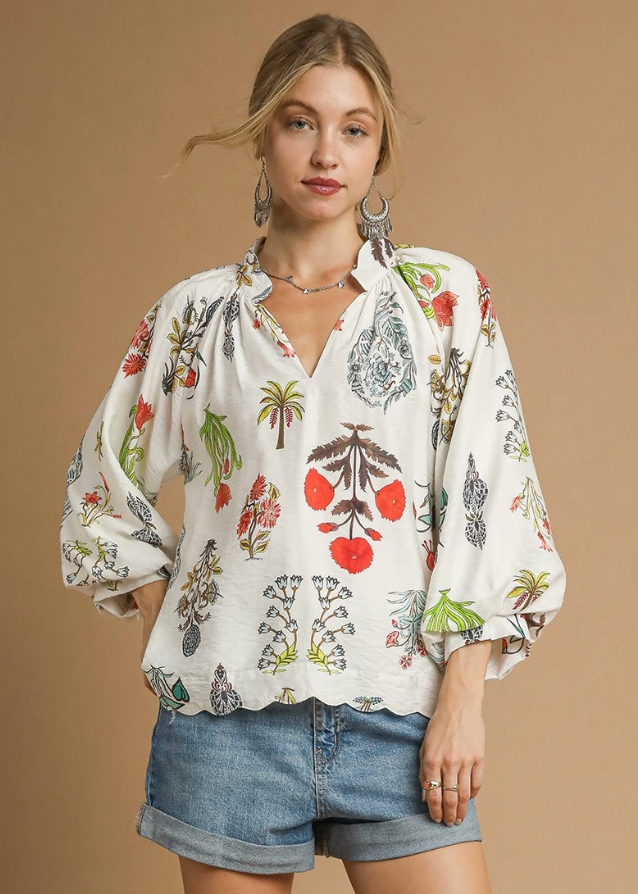 Cora Cream Top