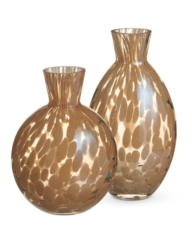 Gold Spotted Bud Vase