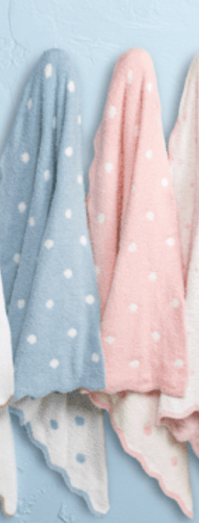 Polk Dot Chenille Blanket