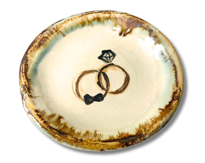 Rosaline Pottery Ring Trinket Dish
