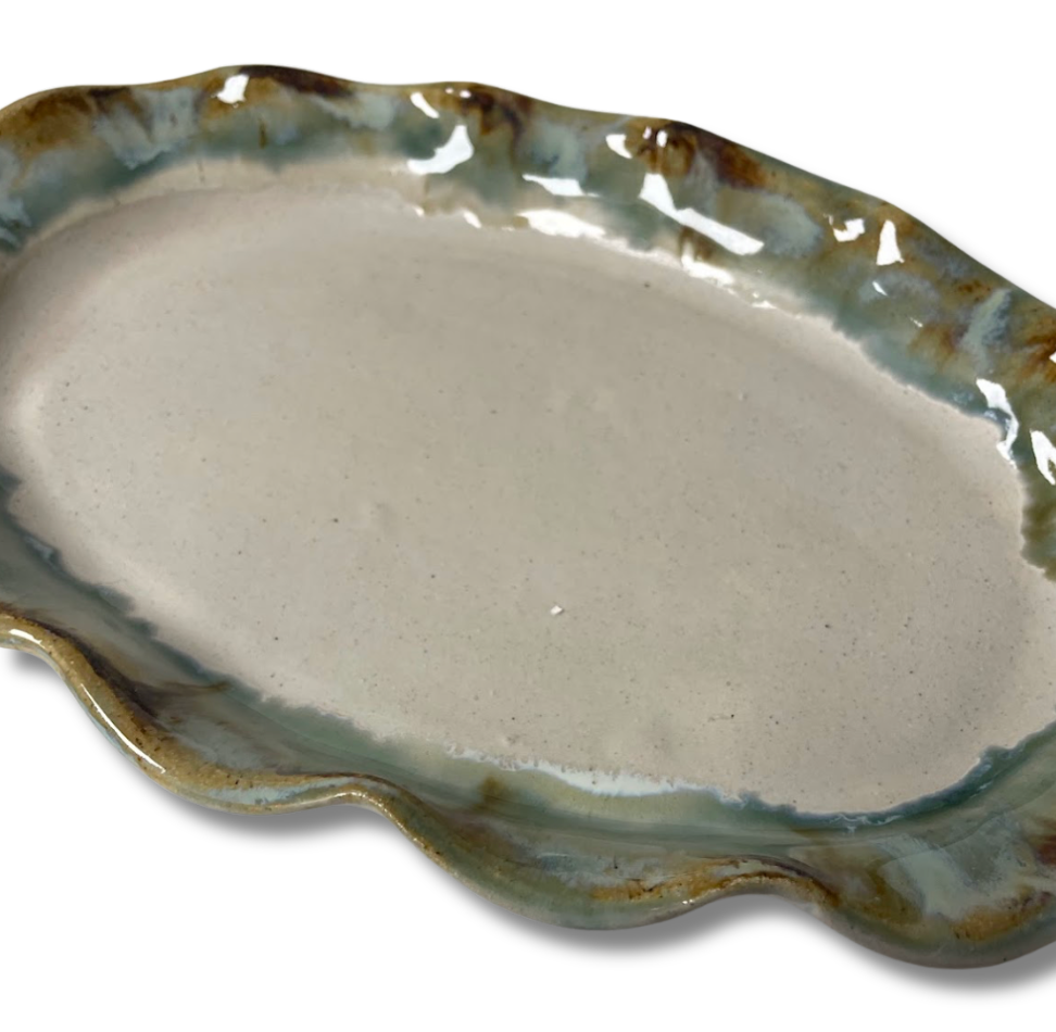 Rosaline Wavy Oval Baker