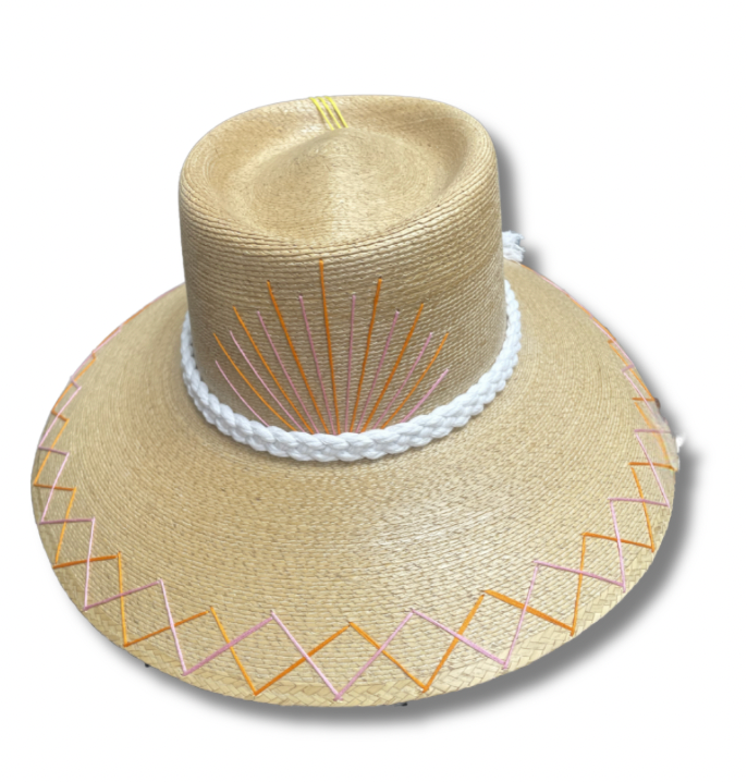 Tulip Fields | Tipsy Threads Straw Hat