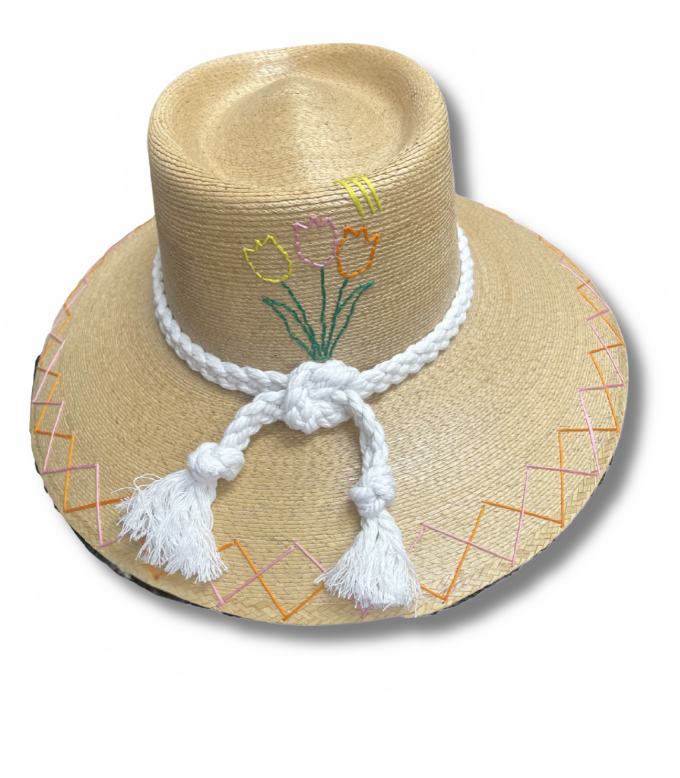 Tulip Fields | Tipsy Threads Straw Hat