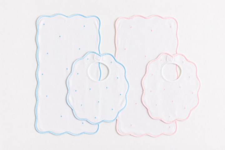 Terry Bib and Burp Set