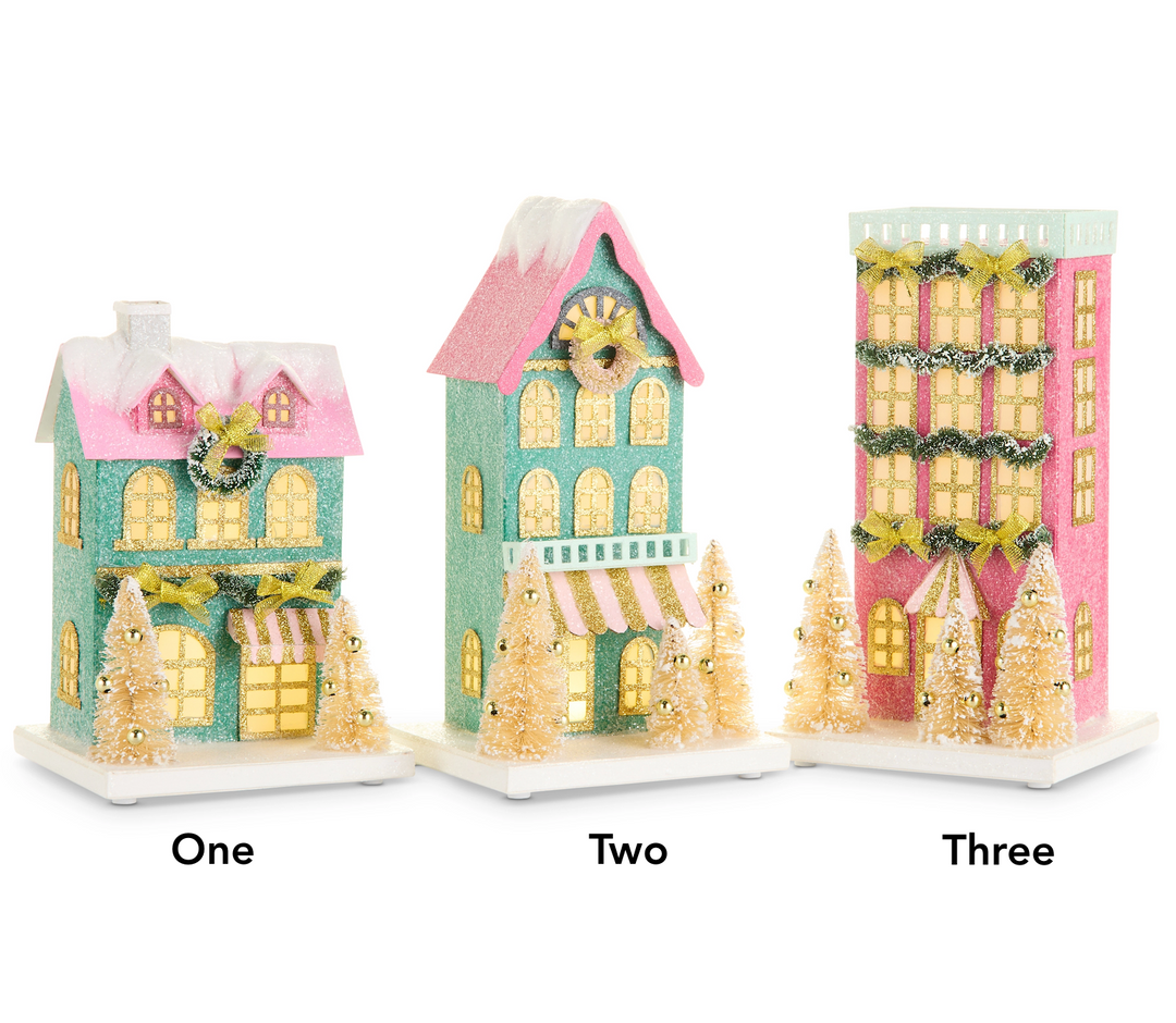 Multicolor Paper Village Houses