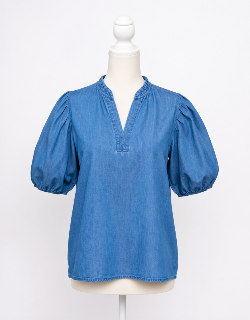 Lilly Chambray Top