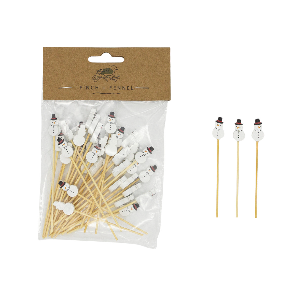 Holiday Single Use Toothpicks | 2 Styles