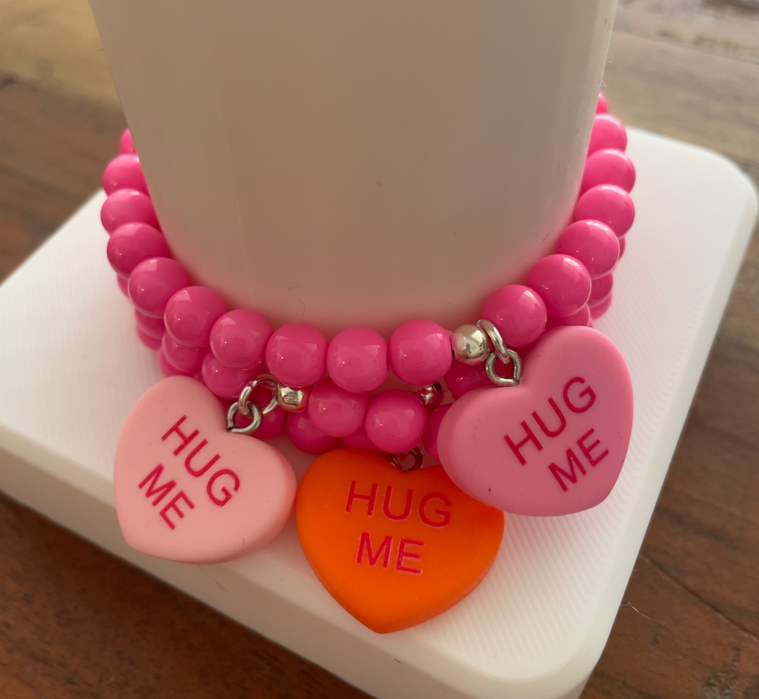 Valentine Candy Heart Bracelets