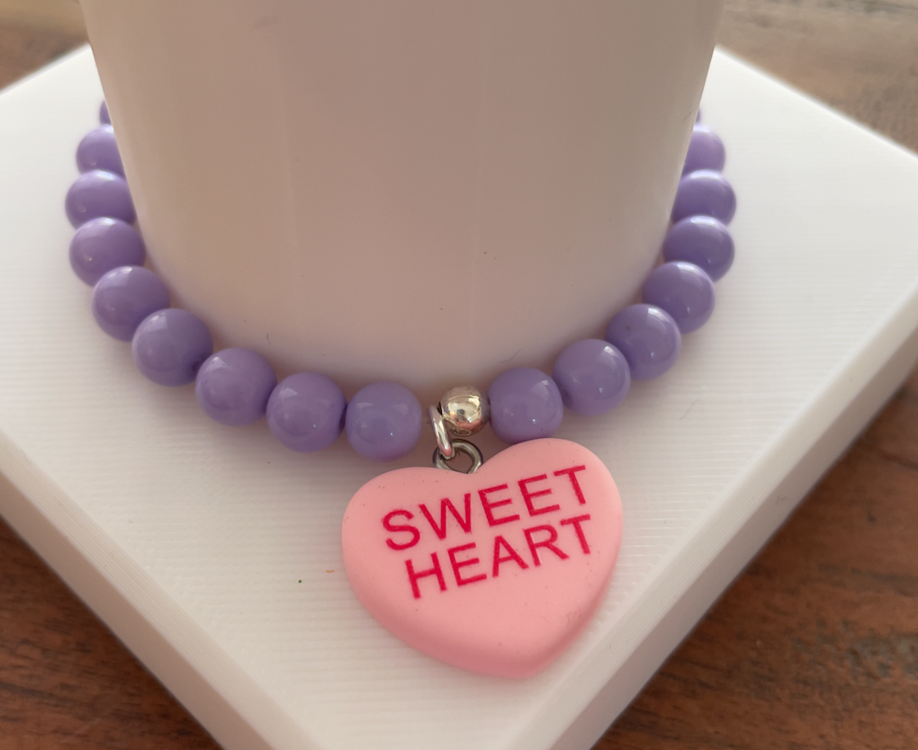 Valentine Candy Heart Bracelets