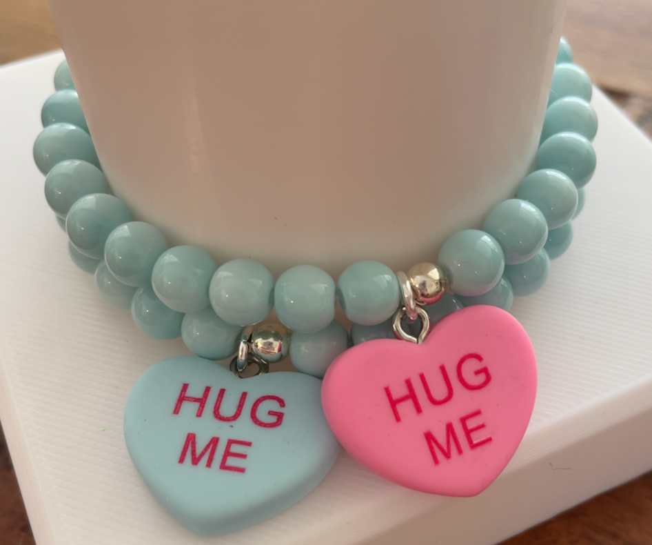 Valentine Candy Heart Bracelets