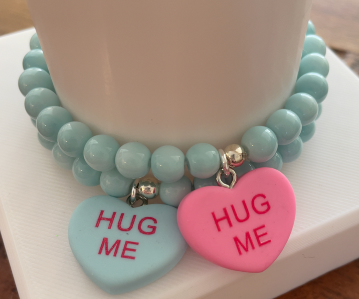 Valentine Candy Heart Bracelets