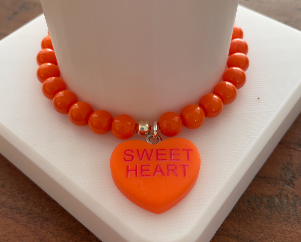 Valentine Candy Heart Bracelets