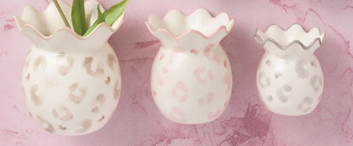 Leopard Bud Vase