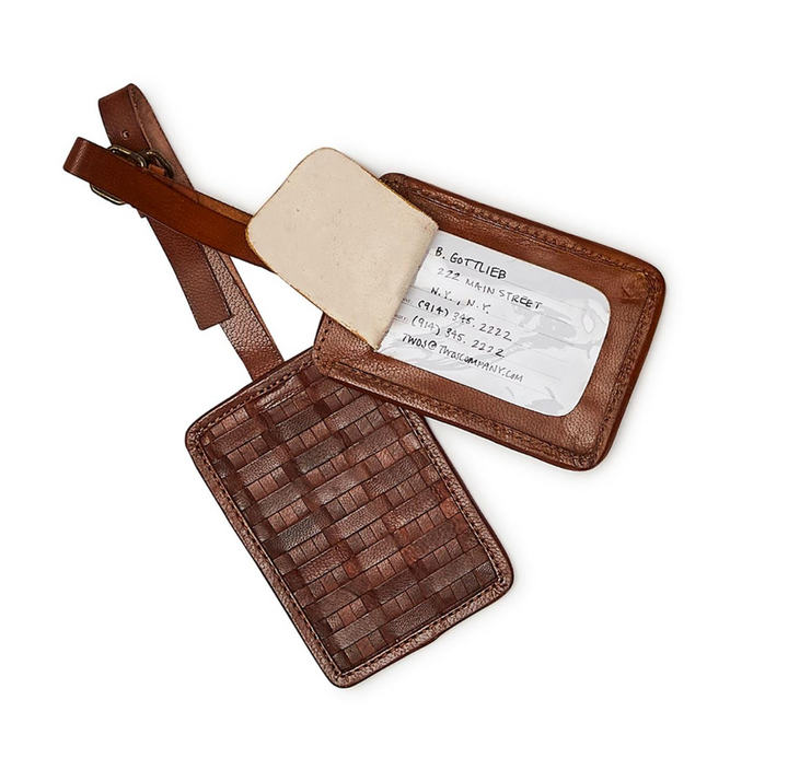 Leather Luggage Tag