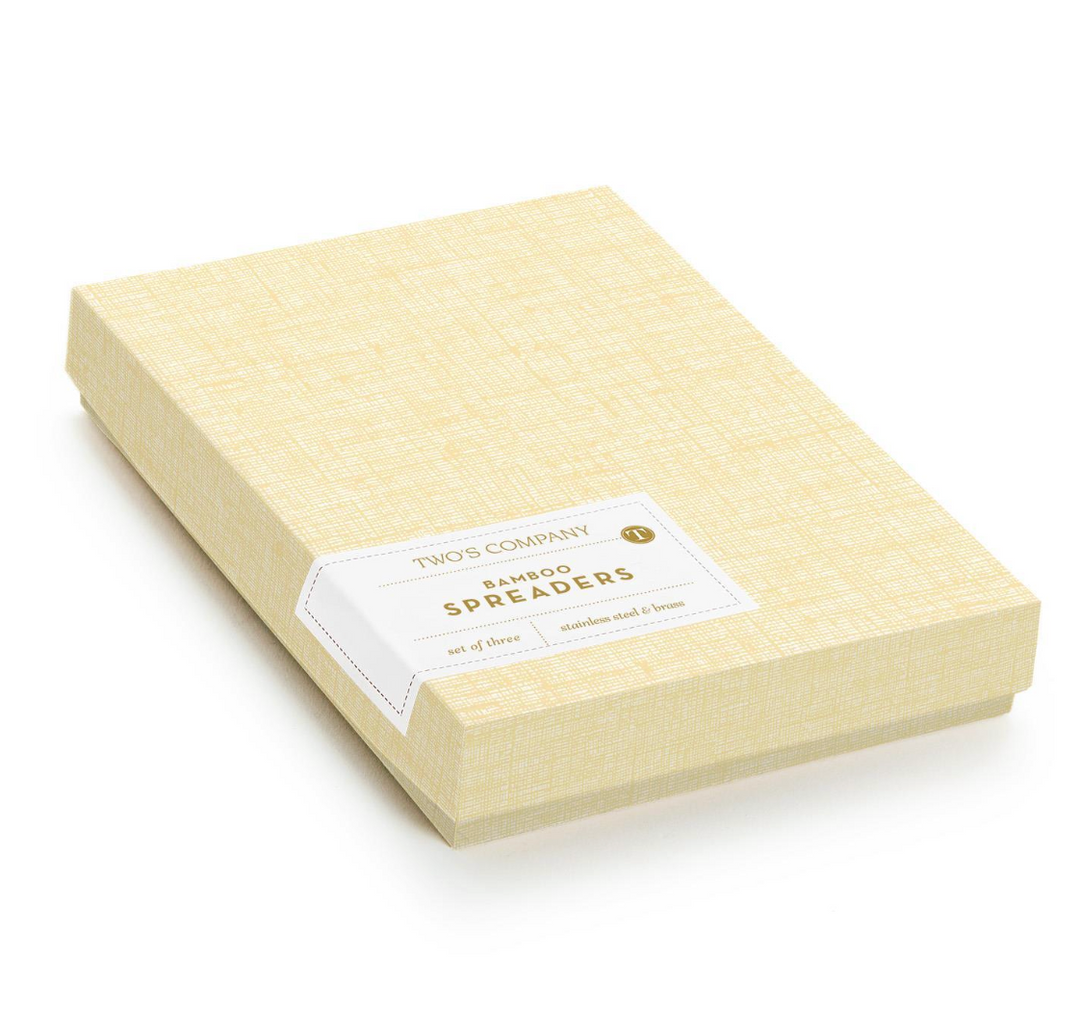 Gold Bamboo Cheese Knives