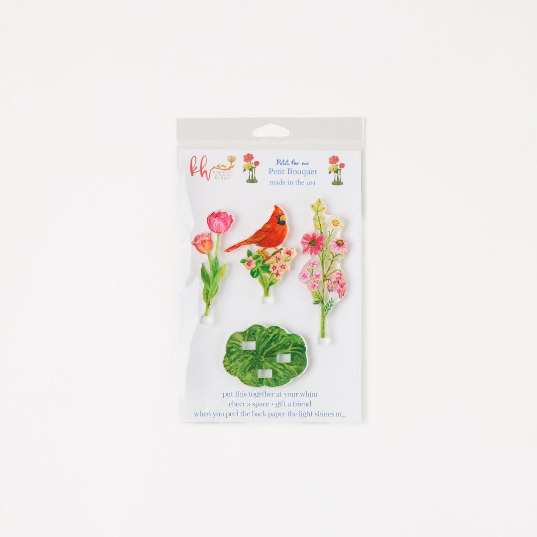 Acrylic Cardinal Petite Bouquet