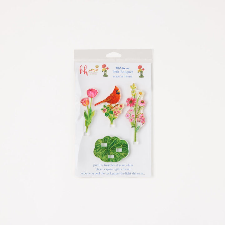 Acrylic Cardinal Petite Bouquet