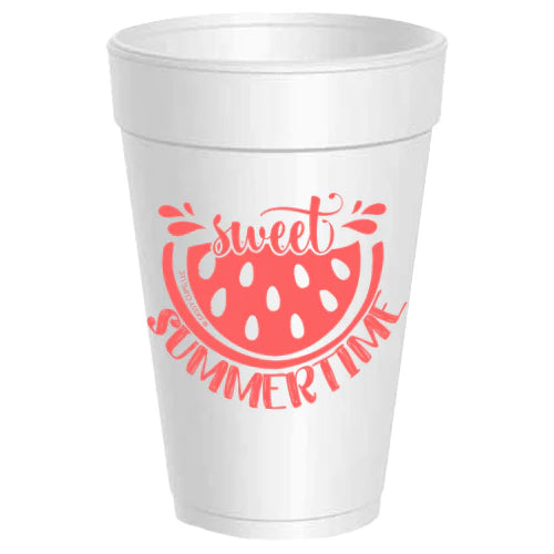 Summer Styrofoam Cups