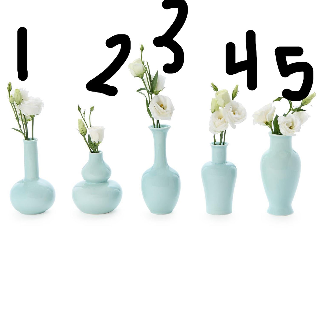 Aquamarine Vases