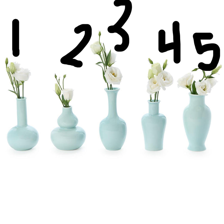 Aquamarine Vases