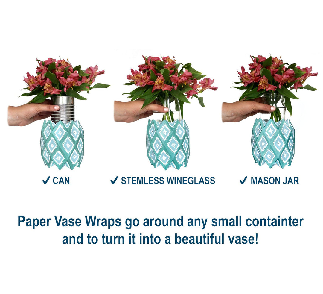 Paper Wrap Vases (Set of 3)