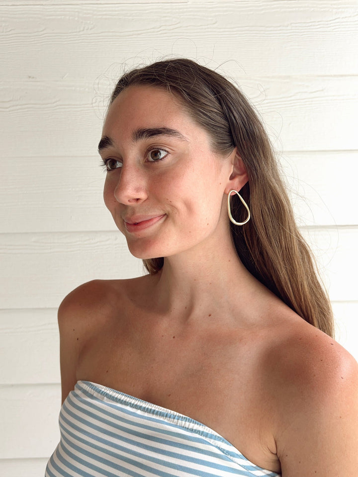 Sheila Fajl Oval Eve Studs