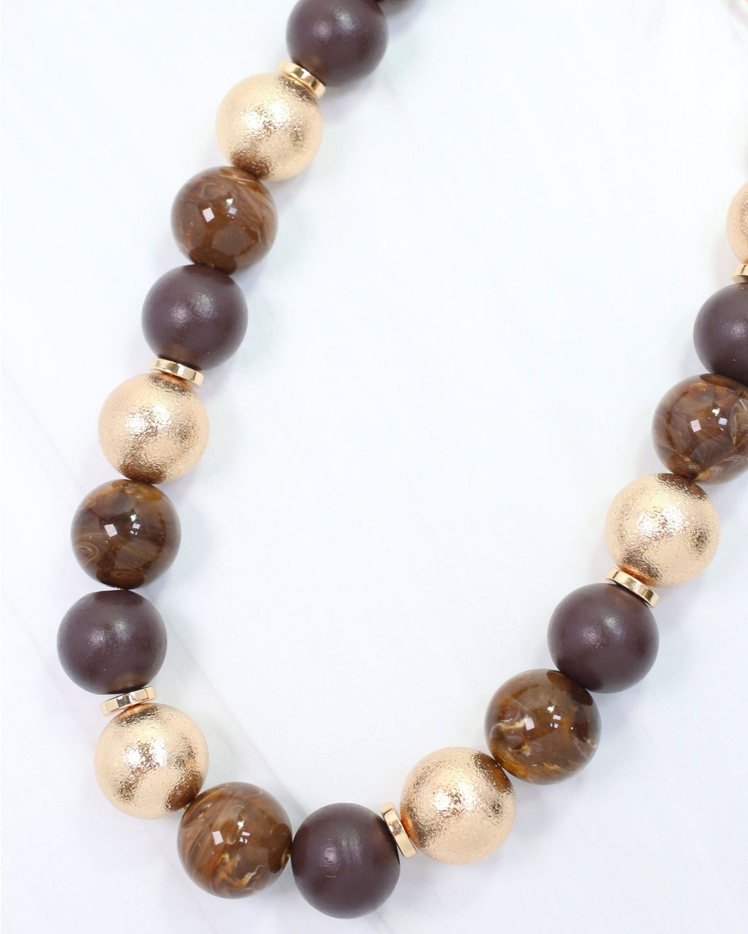 Elena Beaded Ball Necklace