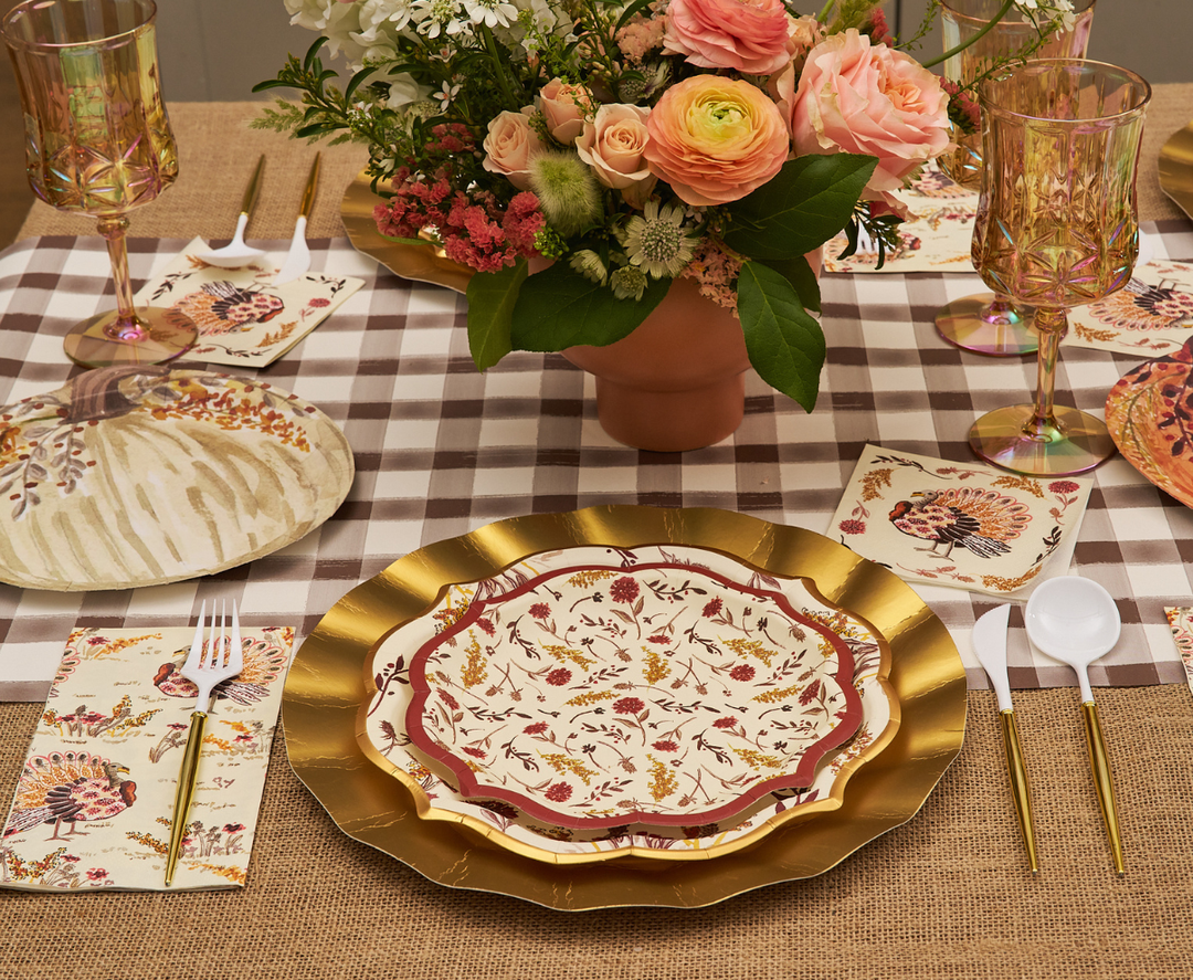 Amber Harvest Salad Plates/8pk
