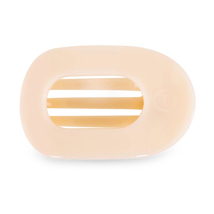 Teleties Biege Flat Hair Clip