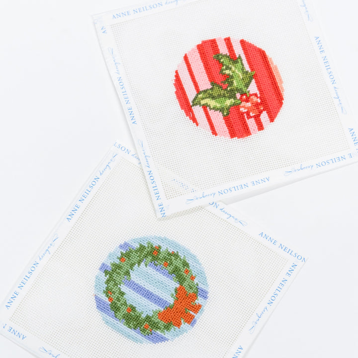 Good Tidings Holly | Beginner Needlepoint Kit
