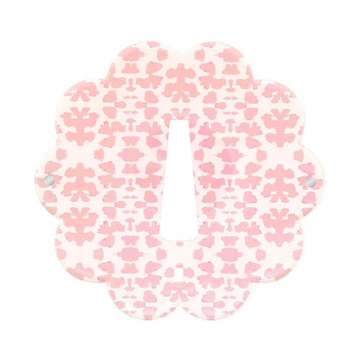Chintz Rose Acrylic Round Picture Frame