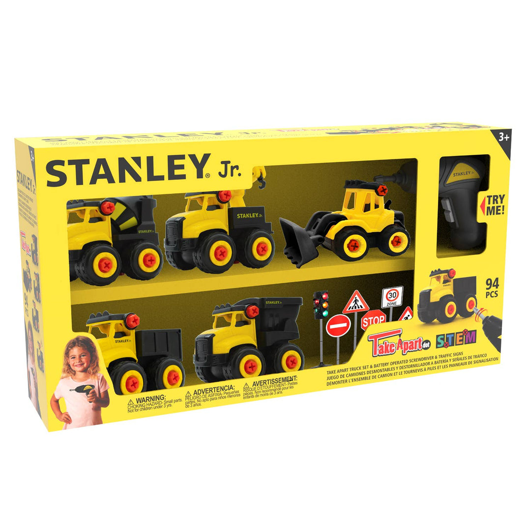 Red Toolbox Stanley Jr. Take Apart 5-Piece Set & Screwdriver