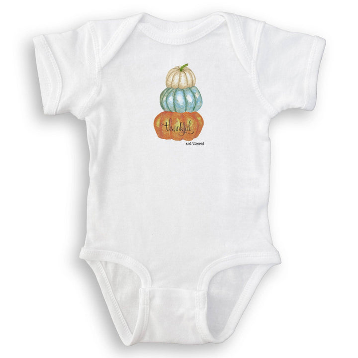 Thankful and Blessed Pumpkin Tea Towel