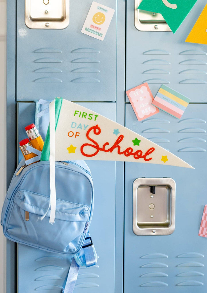 Bright First Day Felt Pennant