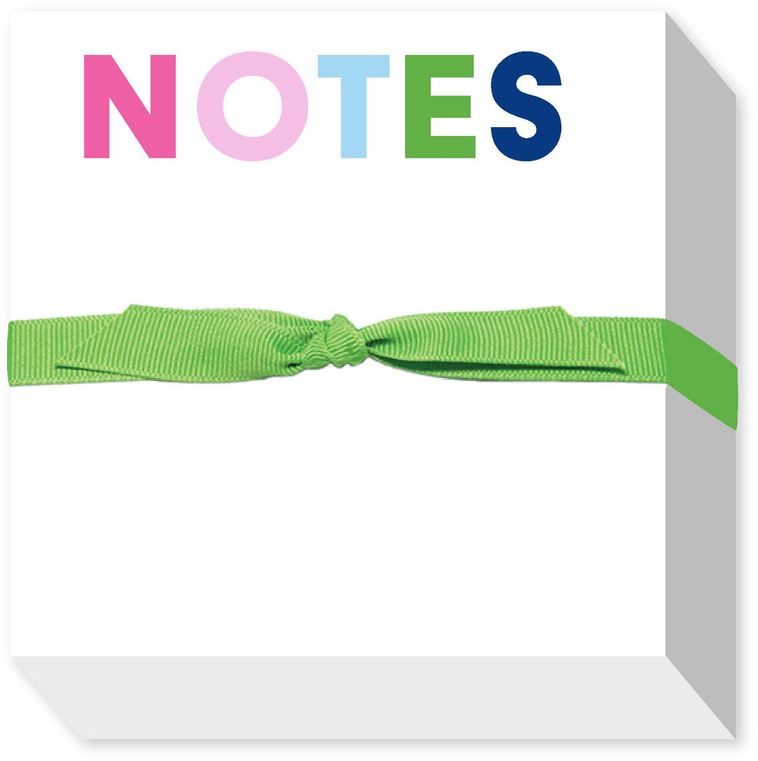 Bright Notes Color Block Notepad
