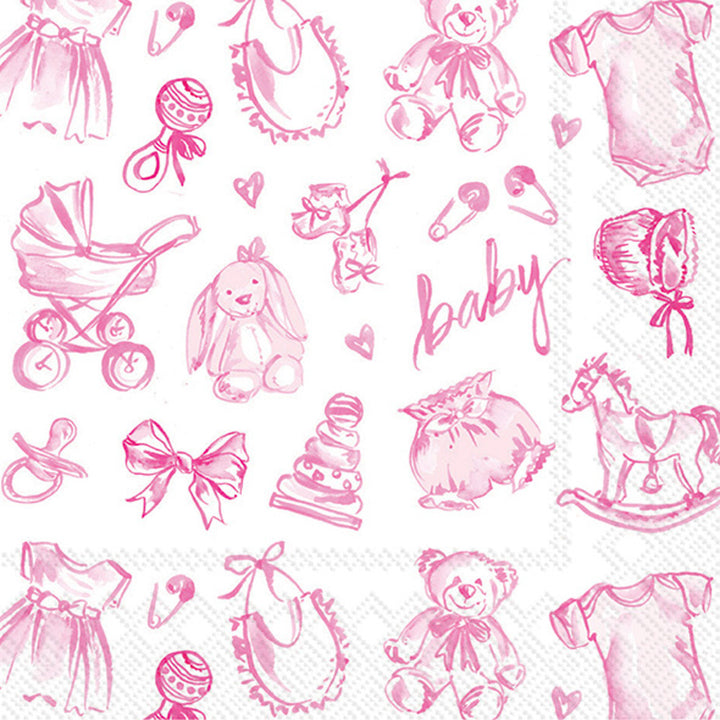 Baby Toile Napkins