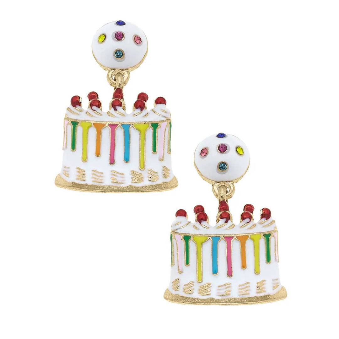 Birthday Cake Earrings