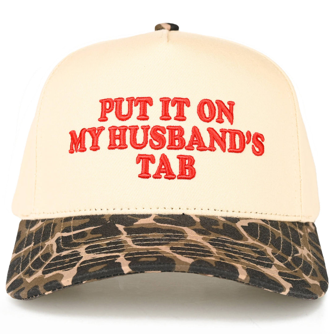On My Husband's Tab Hat