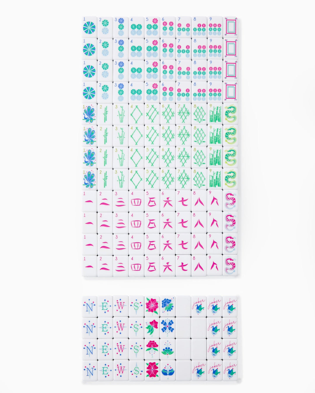 Birdie Mahjong Tile Set