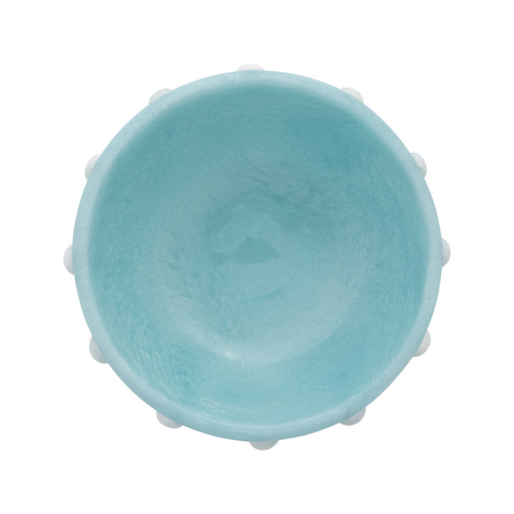 Marbled Resin Hobnail Bowl