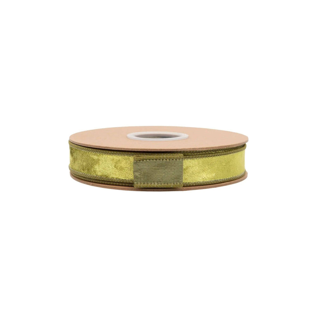 Willow Wired Heritage Velvet Ribbon | 1" 10 Yard Roll
