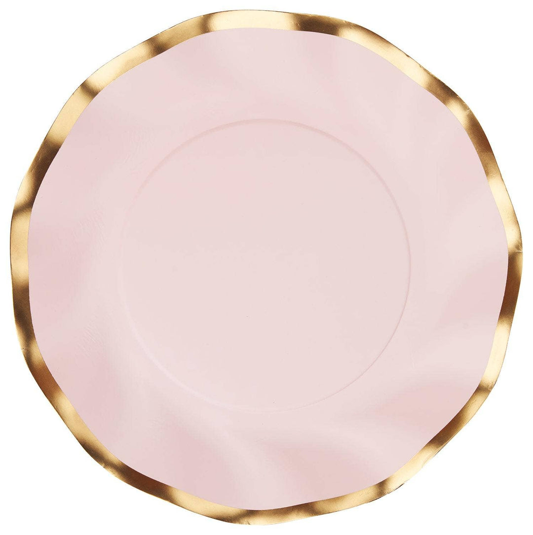 Wavy Salad Plate Everyday Blush