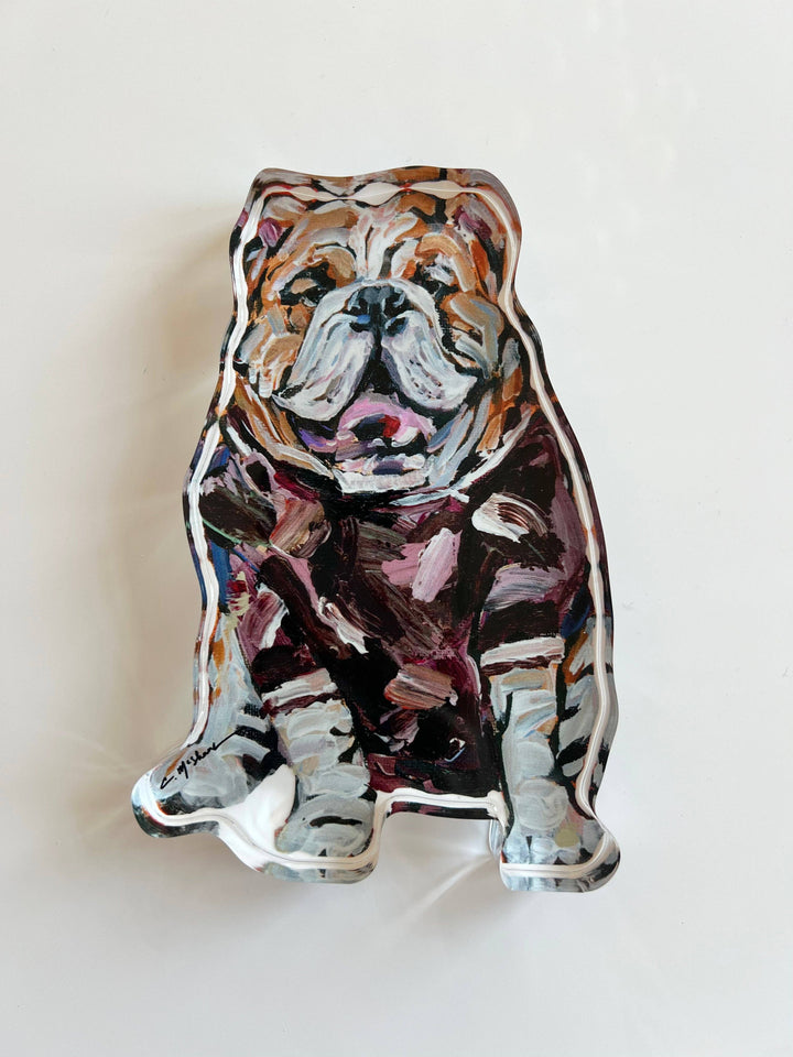MS State Bulldog Large Acrylic