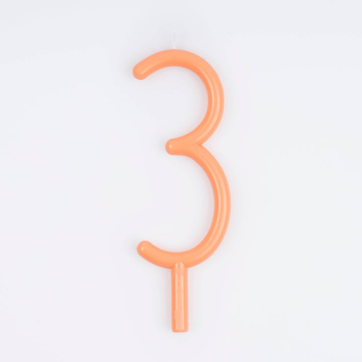Slim Number Candles