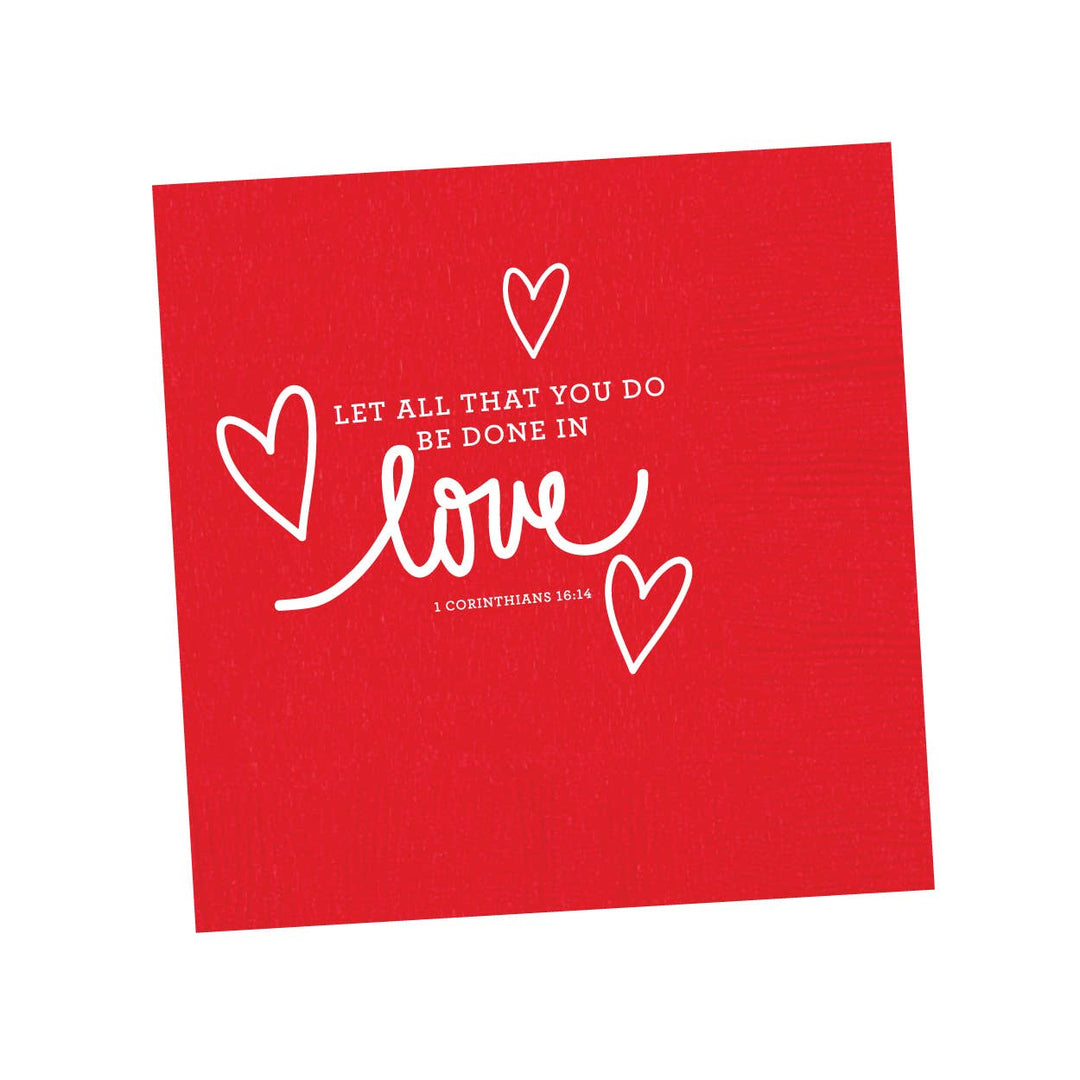 Love Scripture | Valentine Cups & Napkins