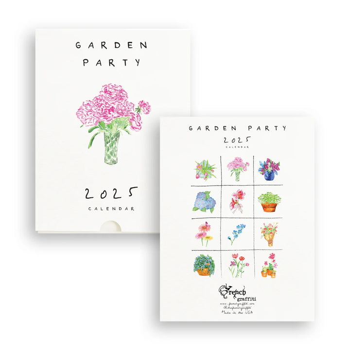 Garden Party 2025 Calendar