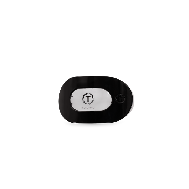 Jet Black | Tiny | Flat Round Clip