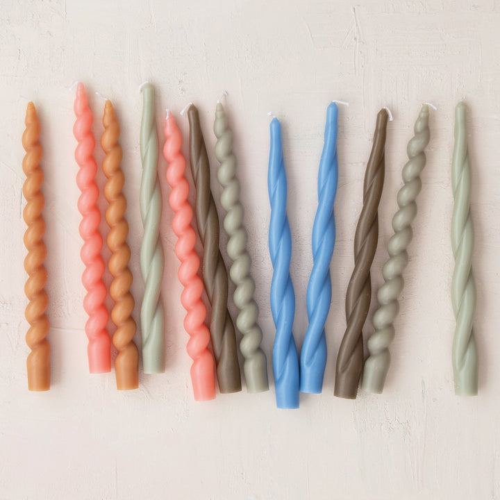 Twisted Taper Candles
