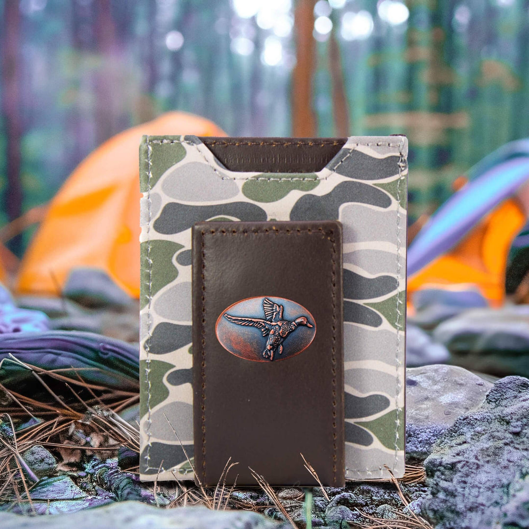 Mallard Men's Magnetic Front Pocket Wallet